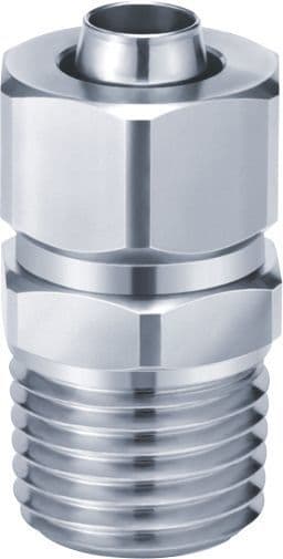 SMC PNEUMATIIKKATUOTTEET - Suora Liitin Kiristysmutterill - KFG2H0403-02S