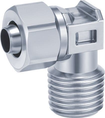 SMC PNEUMATIIKKATUOTTEET - Kulmaliitin Kiristysmutterilla - KFG2L1210-04S