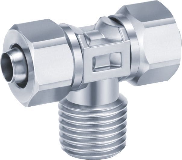 SMC PNEUMATIIKKATUOTTEET - T-Liitin Kiristysmuttereilla S - KFG2T0403-02S