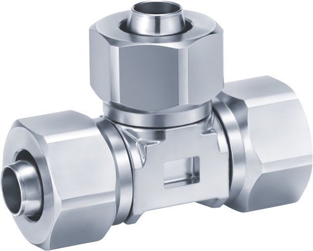 SMC PNEUMATIIKKATUOTTEET - T-Liitin Kiristysmuttereilla S - KFG2T1210-00