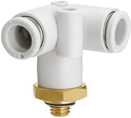 SMC PNEUMATIIKKATUOTTEET - Kulma/Kulmahaaraliitin Ulkokie - KQ2D04-M6A