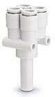 SMC PNEUMATIIKKATUOTTEET - Y-Liitin 4 Haaralla Ja Plug-In - KQ2XD04-06A