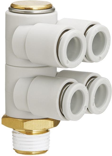 SMC PNEUMATIIKKATUOTTEET - Pistoliitin - KQ2ZD10-02NS