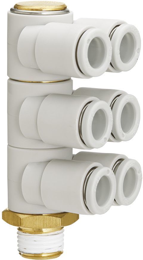 SMC PNEUMATIIKKATUOTTEET - Pistoliitin - KQ2ZT08-01NS