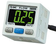 SMC PNEUMATIIKKATUOTTEET - Monitor For Digital Flow Switc - PFM313-LF