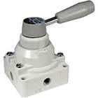 SMC PNEUMATIIKKATUOTTEET - 4 Port Hand Valve - VH600-F06