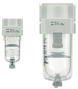 SMC PNEUMATIIKKATUOTTEET - Ilmasuodatin, liitäntäkoko M5 - AF10-M5C-2-A
