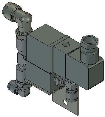SMC PNEUMATIIKKATUOTTEET - 3-Tie Magneettiventtiili asenn - VT307-FIT00154