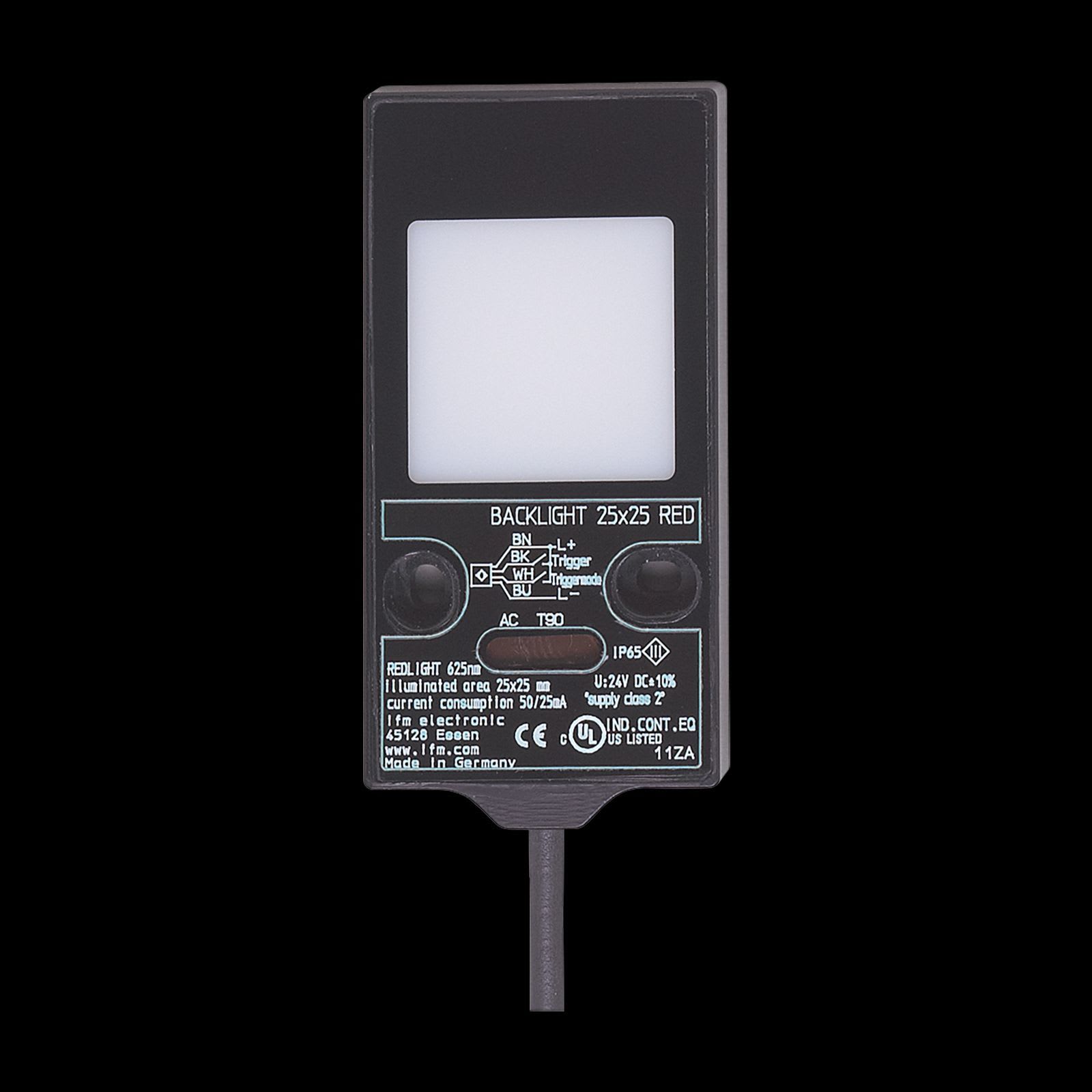 IFM - Taustavalo 25X25 INFRARED - O2D901