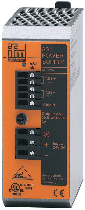 IFM - ASI-VIRTALÄHDE 24VDC 2,8A - AC1207