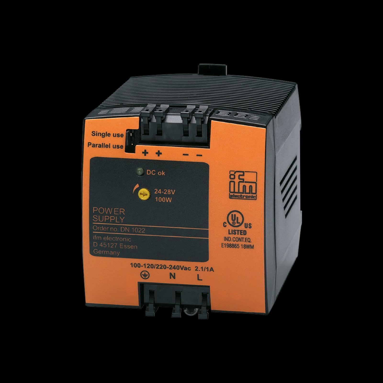 IFM - VIRTALÄHDE 24VDC/4,1A - DN1022