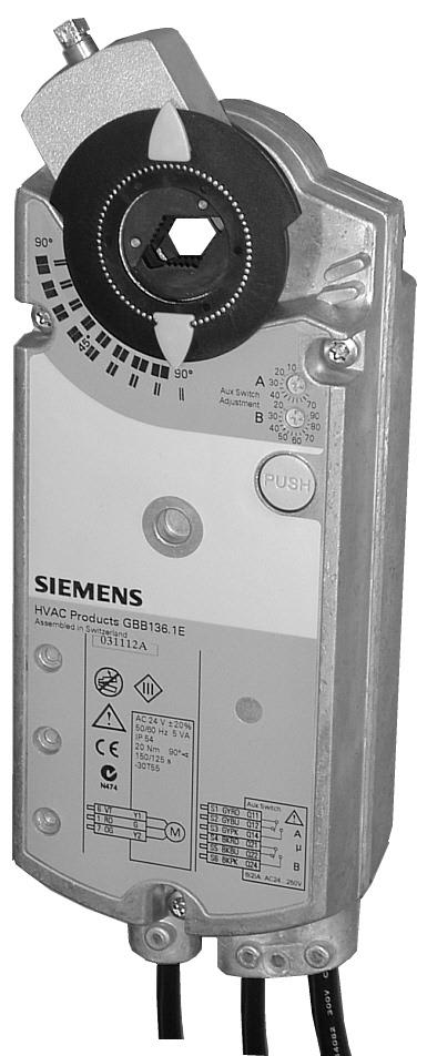 SIEMENS - GIB331.1E Peltim 3-p. 230V35Nm - BPZ:GIB331.1E