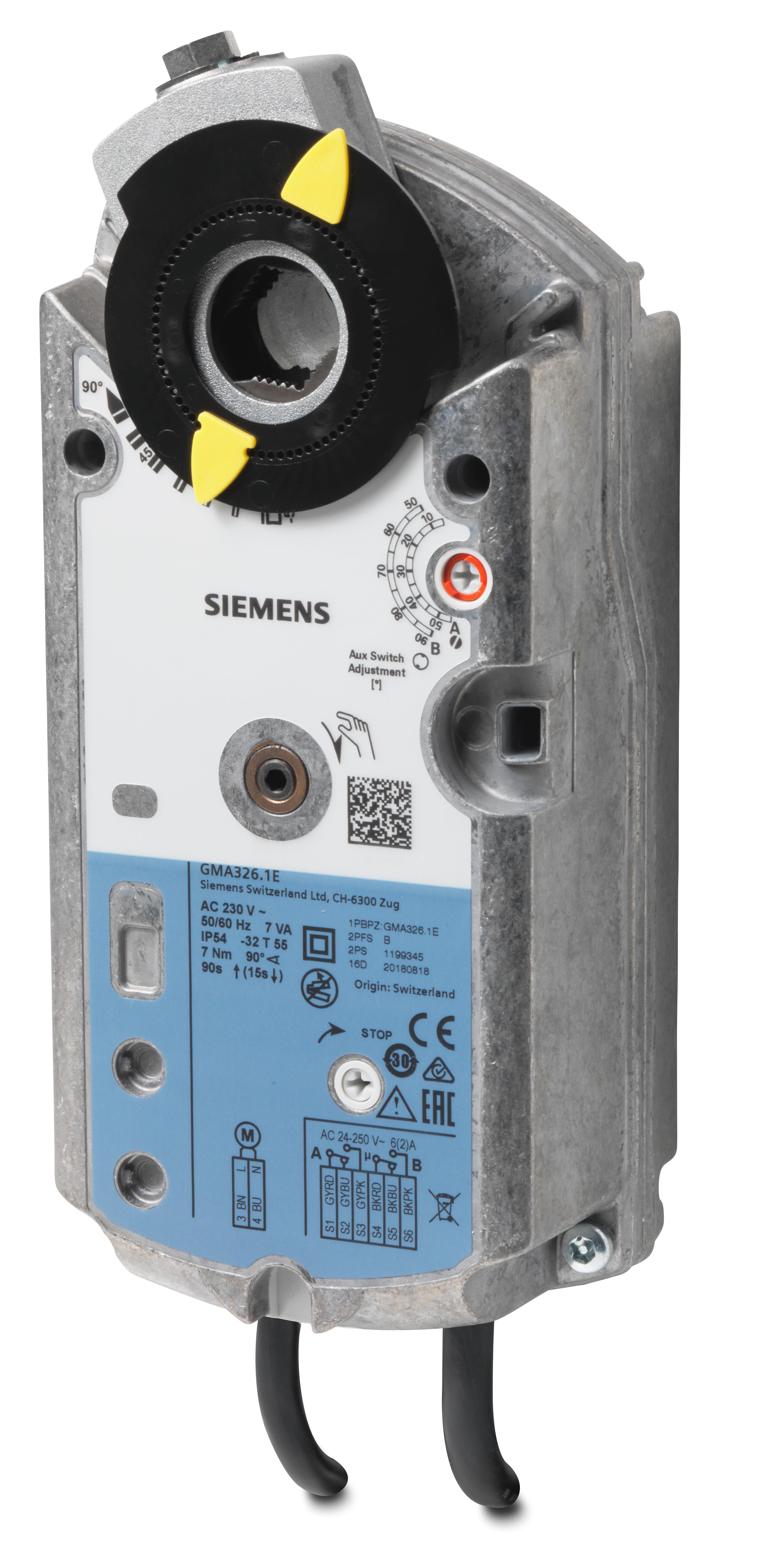 SIEMENS - GMA326.1E Peltimoottori, 2-pis - BPZ:GMA326.1E