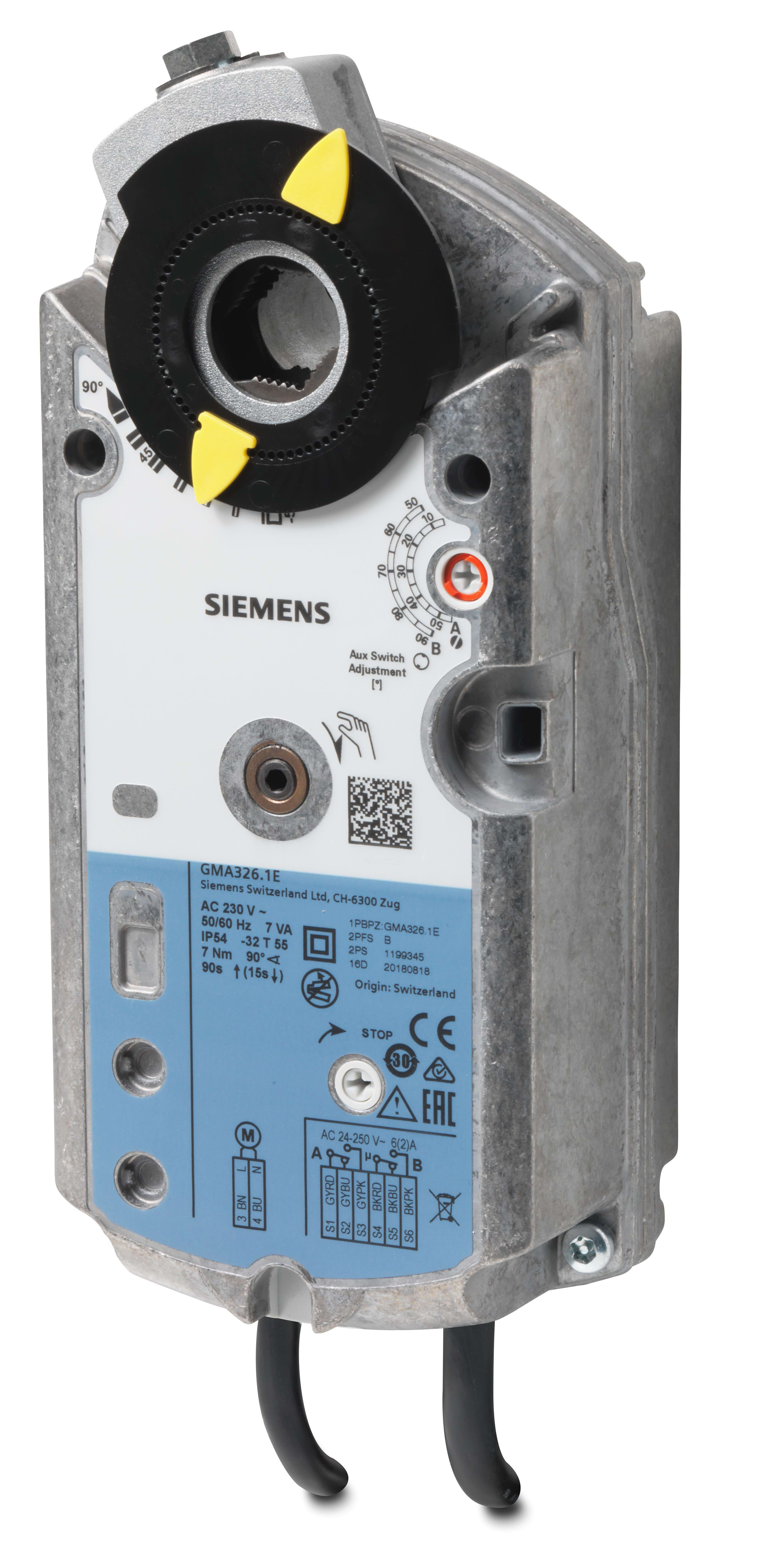 SIEMENS - GMA326.1E Peltimoottori, 2-pis - BPZ:GMA326.1E