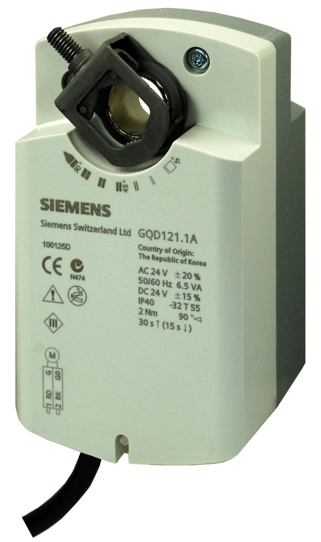 SIEMENS - GQD121.1A Peltimoottori, 2-pis - BPZ:GQD121.1A
