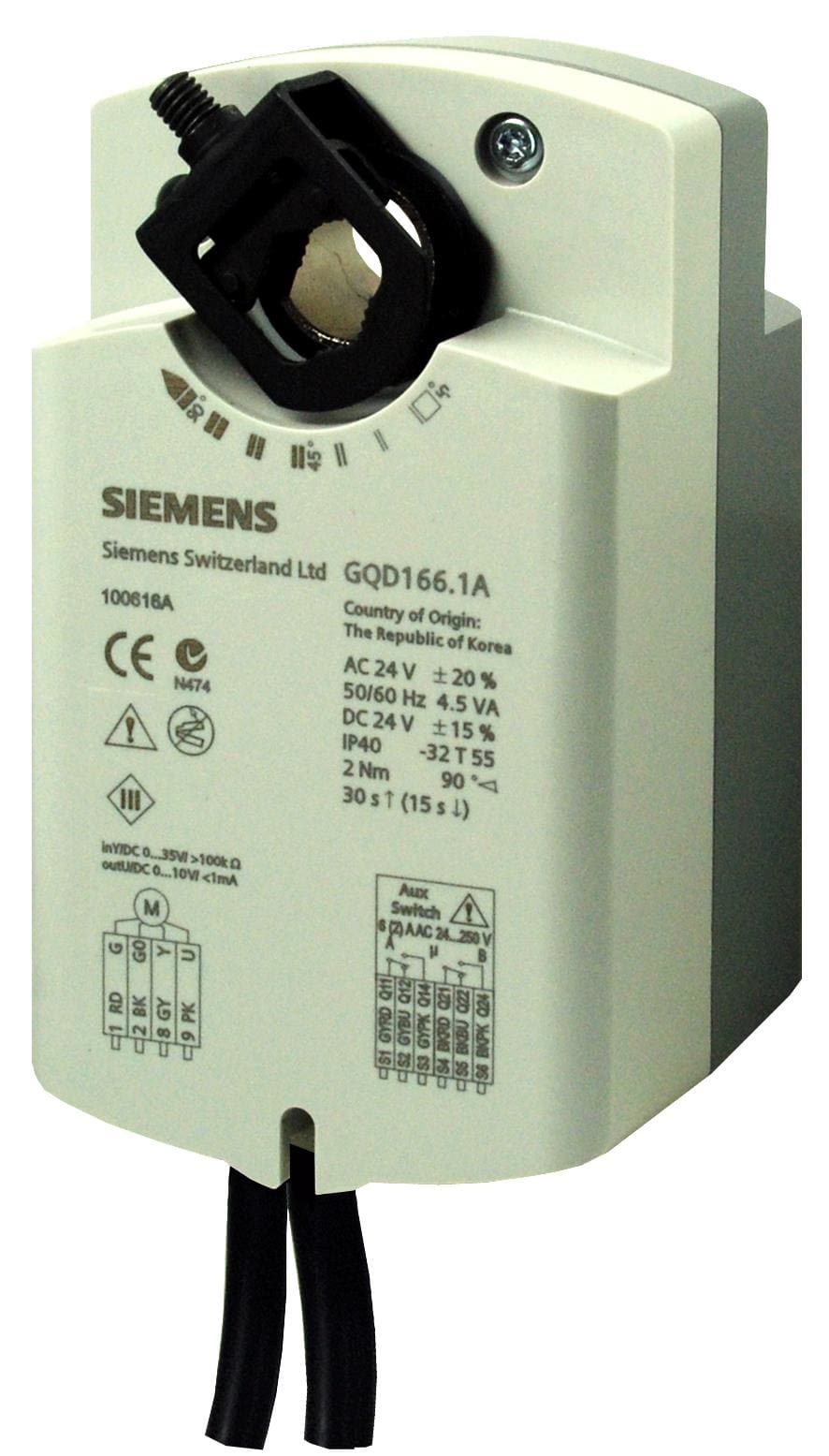SIEMENS - GQD126.1A Peltimoottori, 2-pis - BPZ:GQD126.1A
