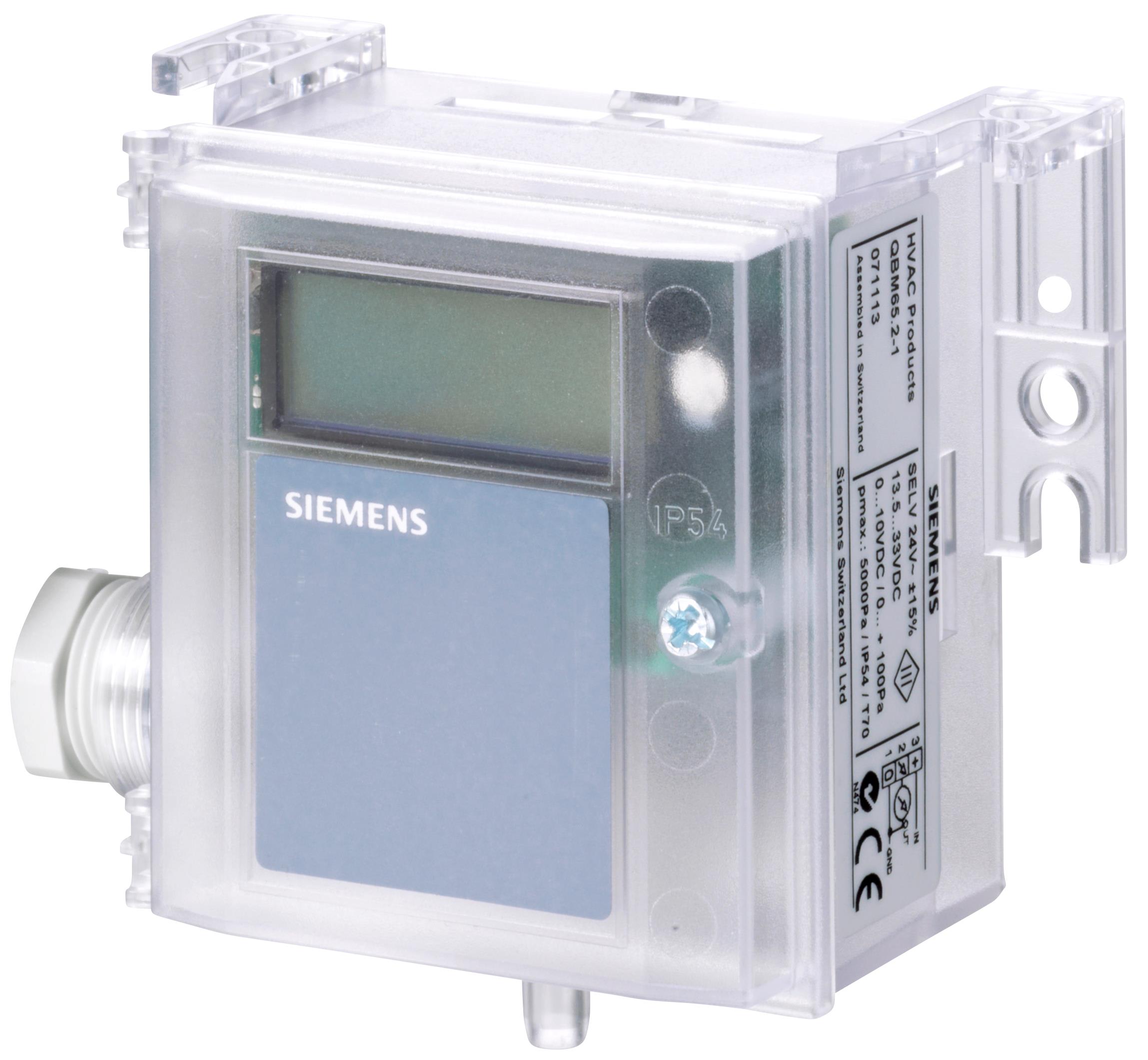 SIEMENS - QBM3020-5D anturi 0-500Pa - S55720-S241