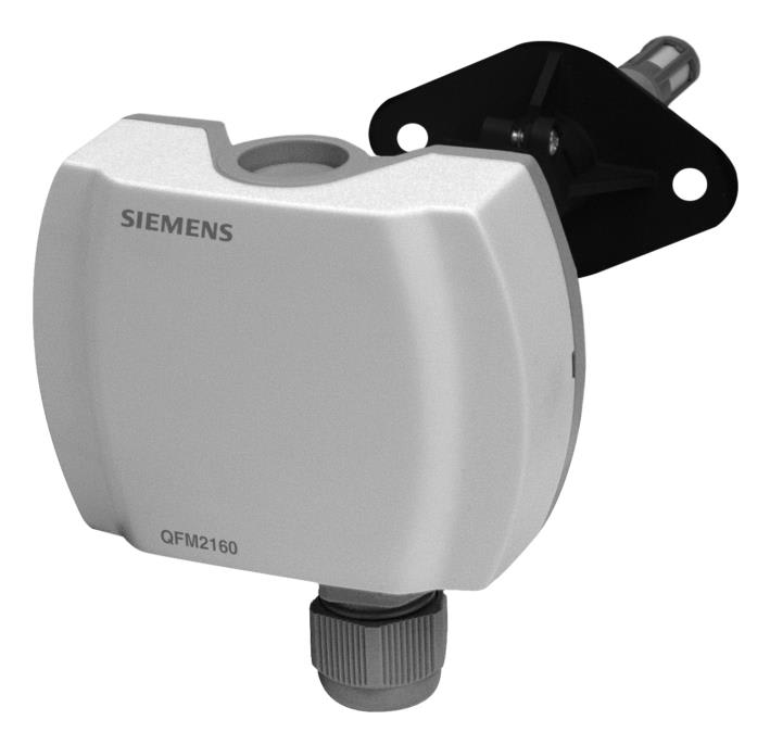 SIEMENS - QFM2160 Kanava-anturi, kosteus - BPZ:QFM2160