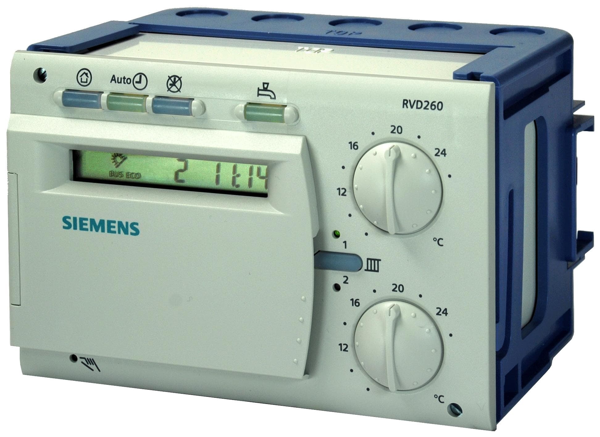 SIEMENS - RVD260-A Kaukolämmön säädin, 2 - S55370-C129