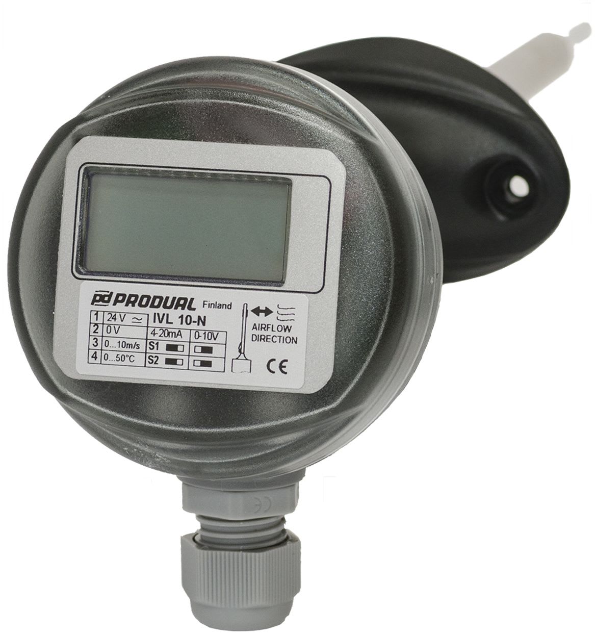 PRODUAL - Ilmanvirtauslähetin+Näyttö 0-2 - IVL 02-N / 1130032