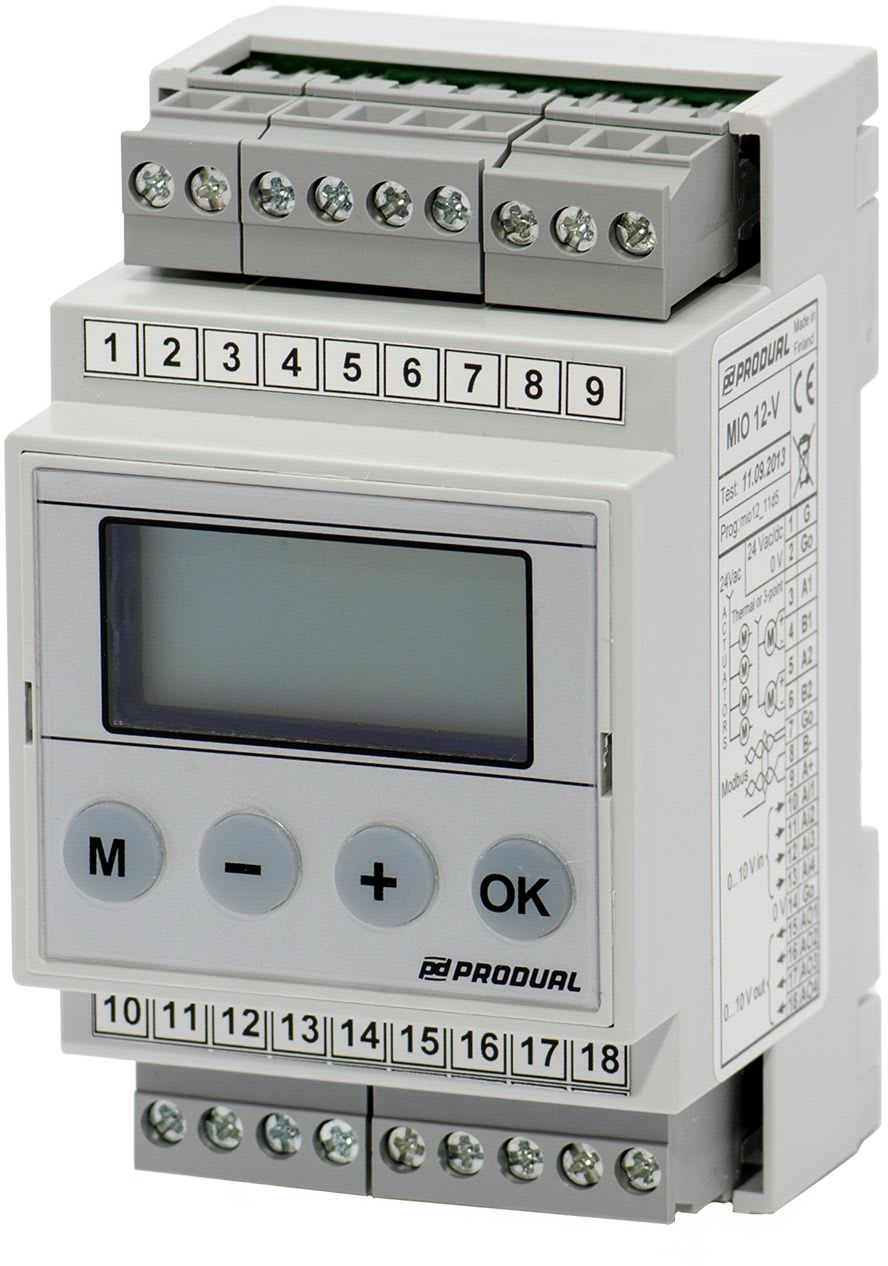 PRODUAL - Modbus i/o -moduuli 4x0-10v - MIO 12-V / 1181310