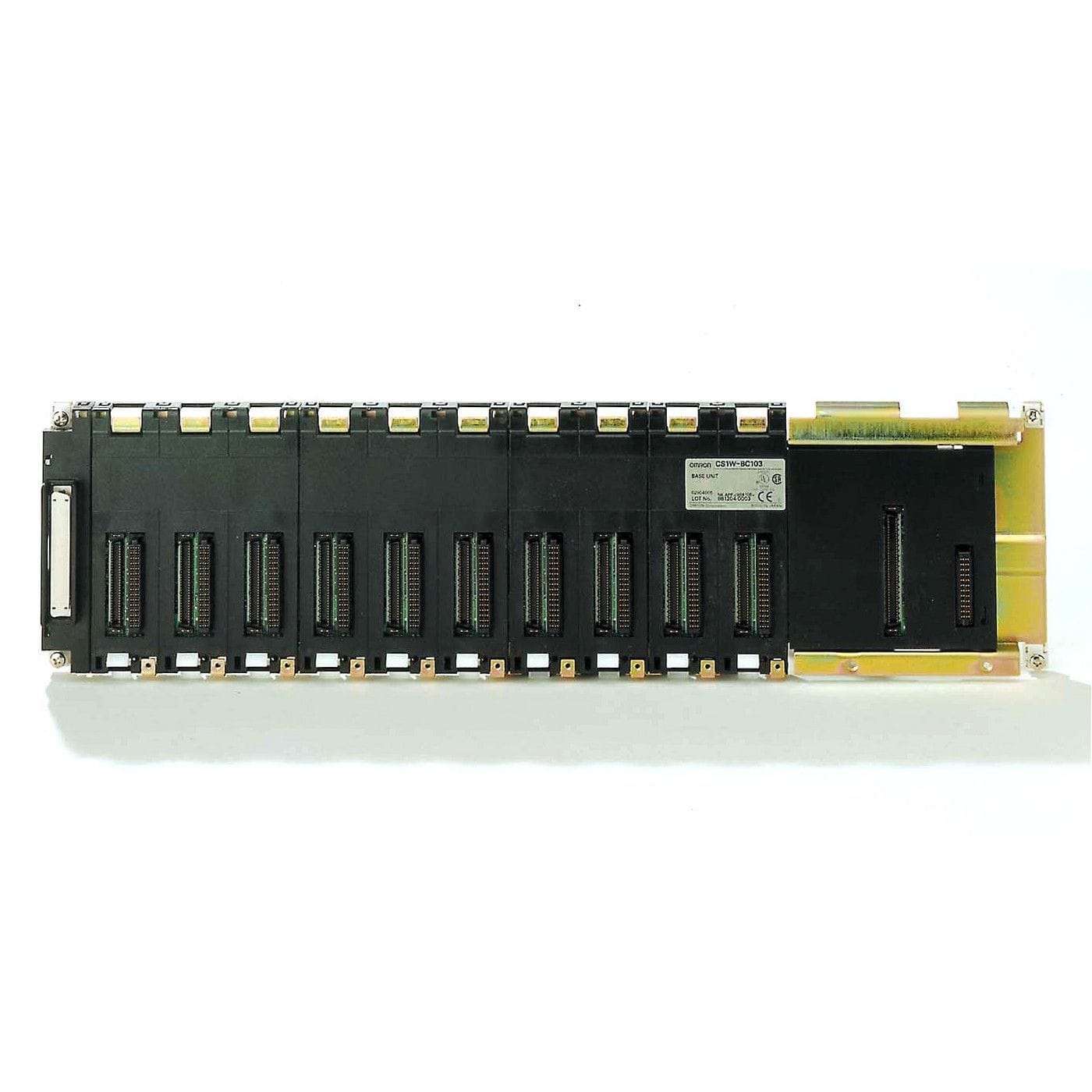 OMRON - CPU backplane with C200H I/O BUS, 10 I/O - CS1W-BC103