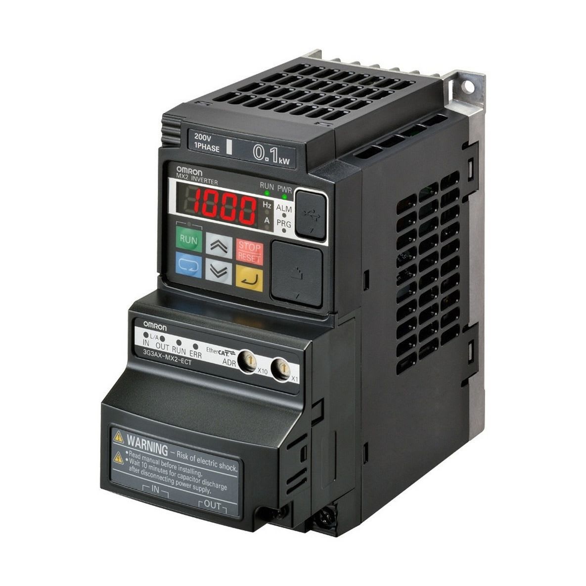 OMRON - MX inverter drive, 5.5/7.5 kW (HD/ND), 1 - 3G3MX2-A4055-E-ECT