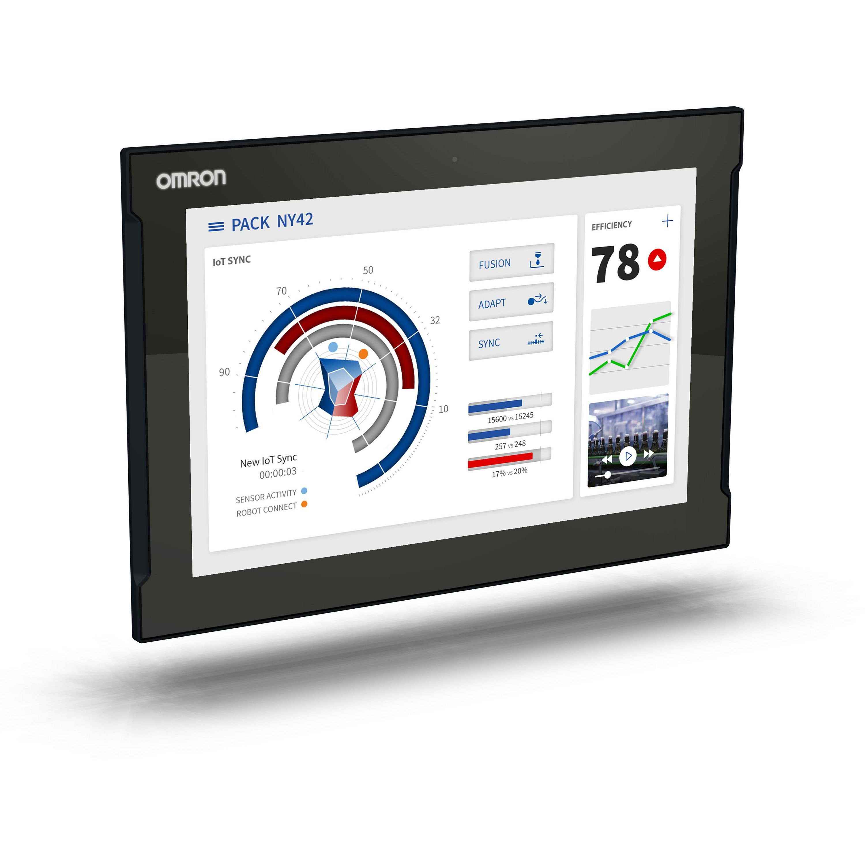 OMRON - Industrial Panel PC with Intel® Atom™ E3 - NYP2A-20450-15WC1000