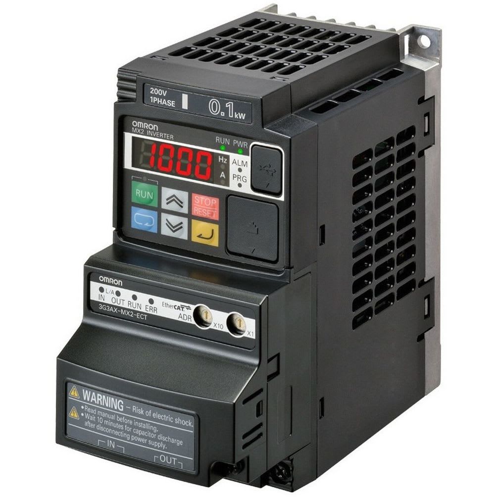 OMRON - MX inverter drive, 0.75/1.1 kW (HD/ND), - 3G3MX2-AB007-E-ECT