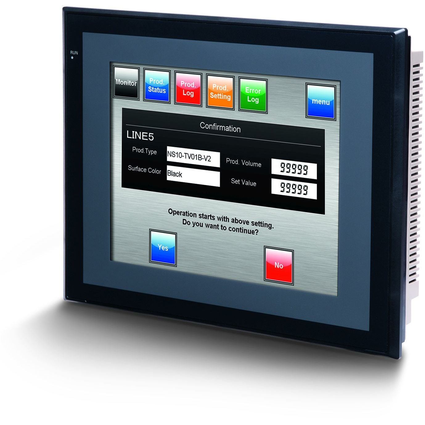 OMRON - Touch screen HMI, 10.4 inch, TFT, 256 co - NS10-TV00B-V2