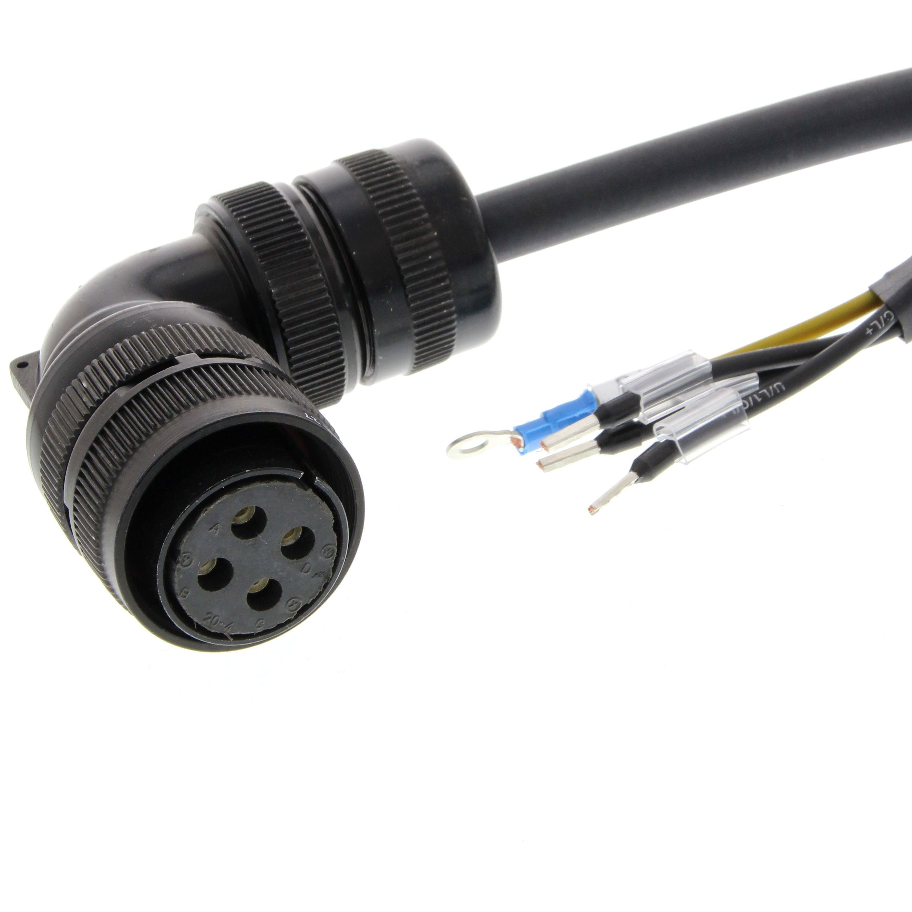 OMRON - Servo motor power cable, 3 m, w/o brake, - R88A-CAGB003SR-E