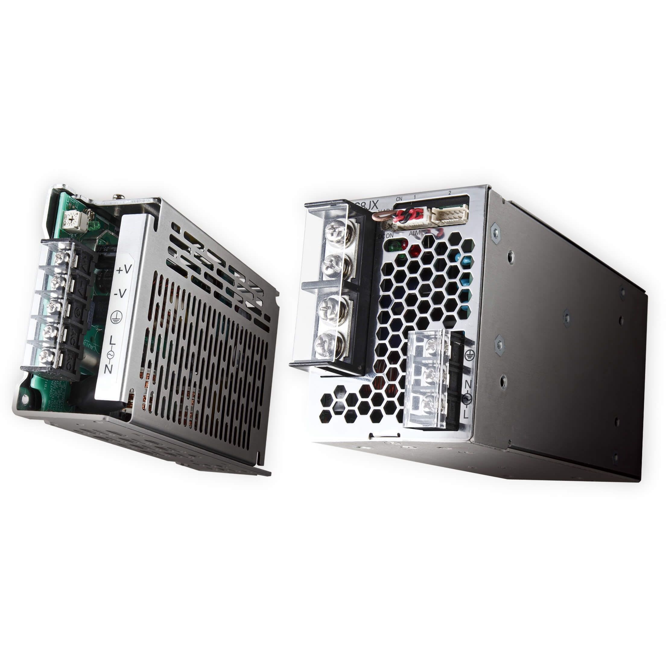 OMRON - Power supply, 600 W, 100-240 VAC input, - S8JX-P60024N