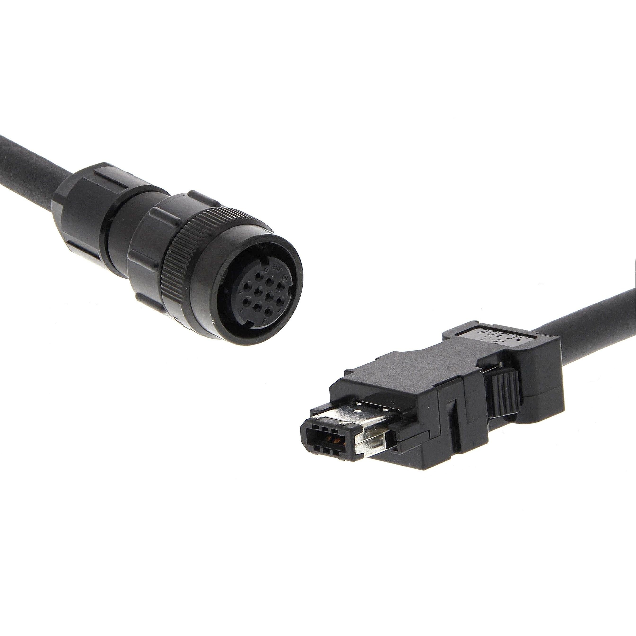 OMRON - 1S series servo encoder cable, 10m, 230V - R88A-CR1B010NF-E