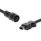 OMRON - 1S series servo encoder cable, 5m, 230V: - R88A-CR1B005NF-E