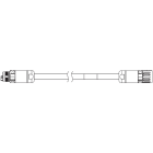 OMRON - 1SA series servo EXTENSION hybrid cable, - R88A-CX1BE10BF