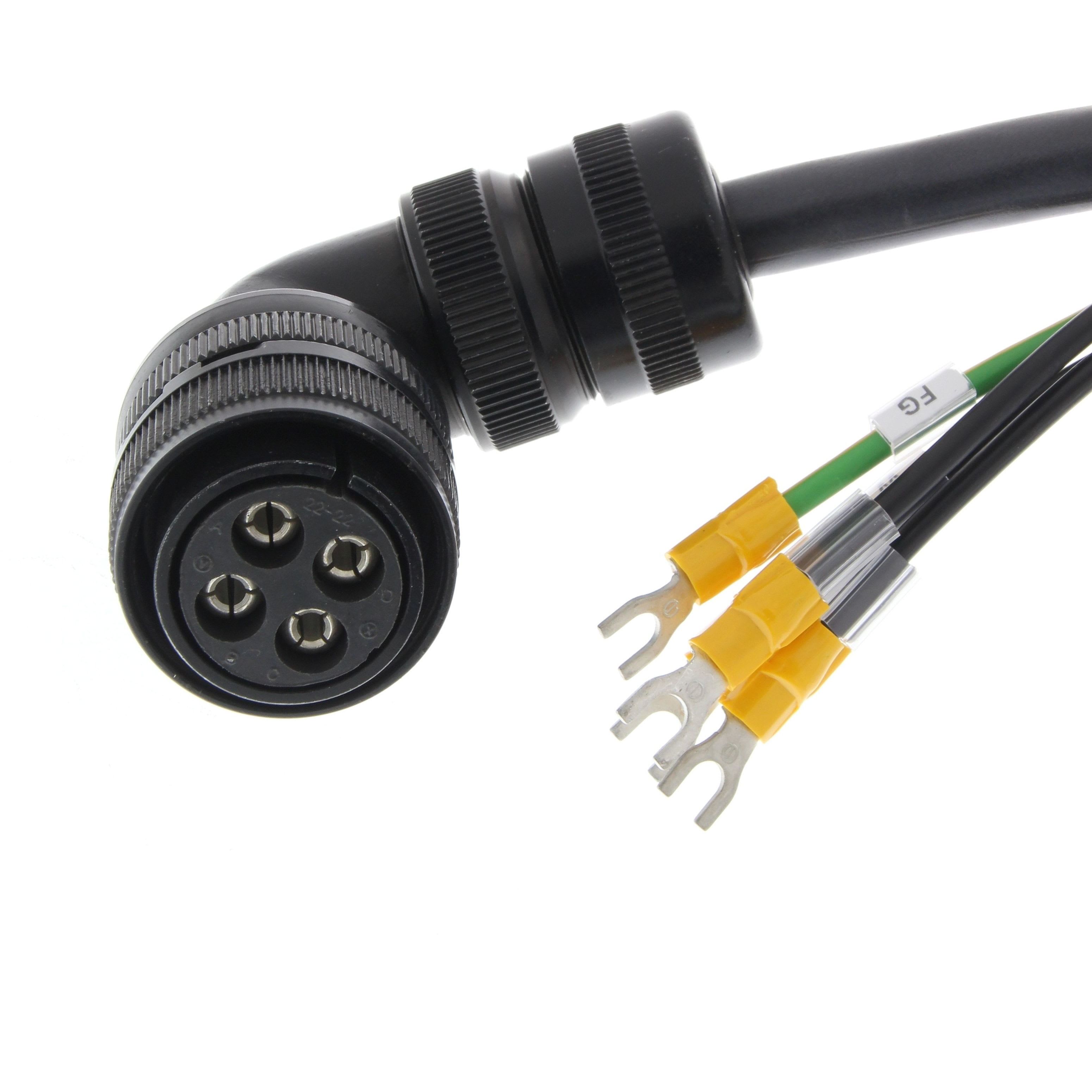 OMRON - G5 series servo motor power cable, 3 m, - R88A-CAGD003SR-E