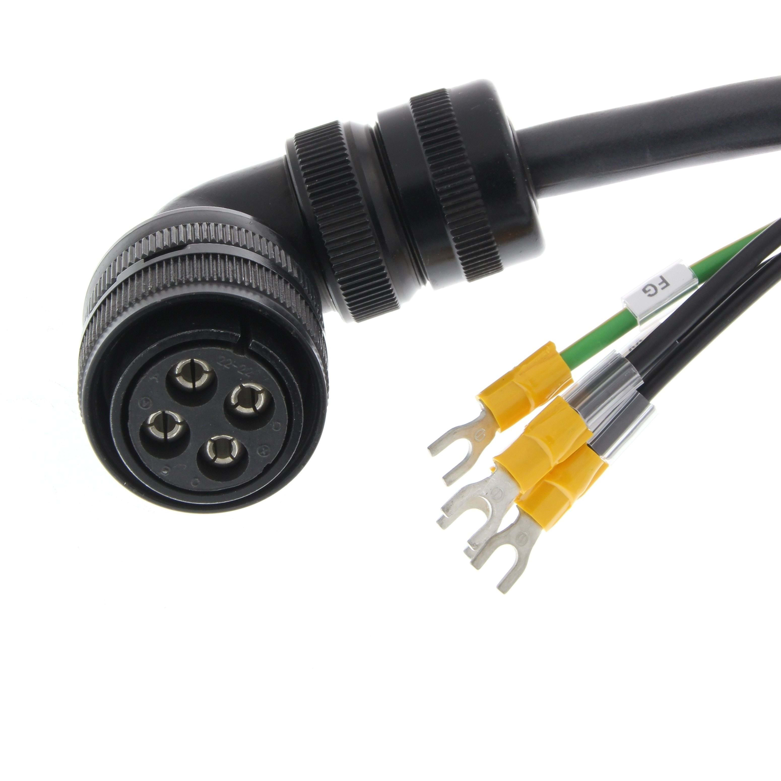 OMRON - G5 series servo motor power cable, 3 m, - R88A-CAGD003SR-E