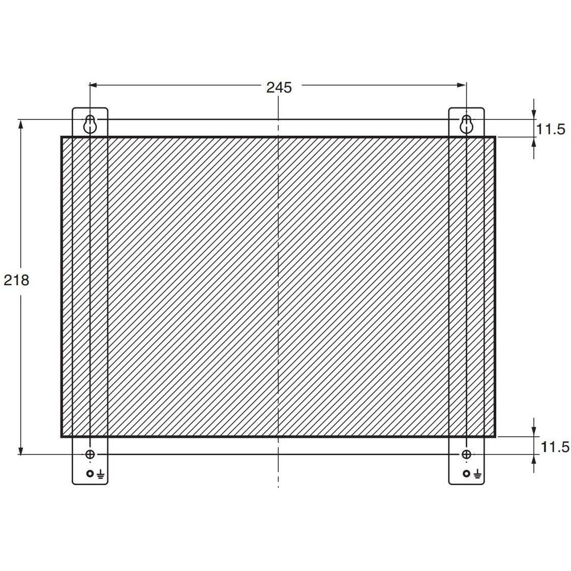 OMRON - Wall mount bracket for Box PC - NY000-AB01