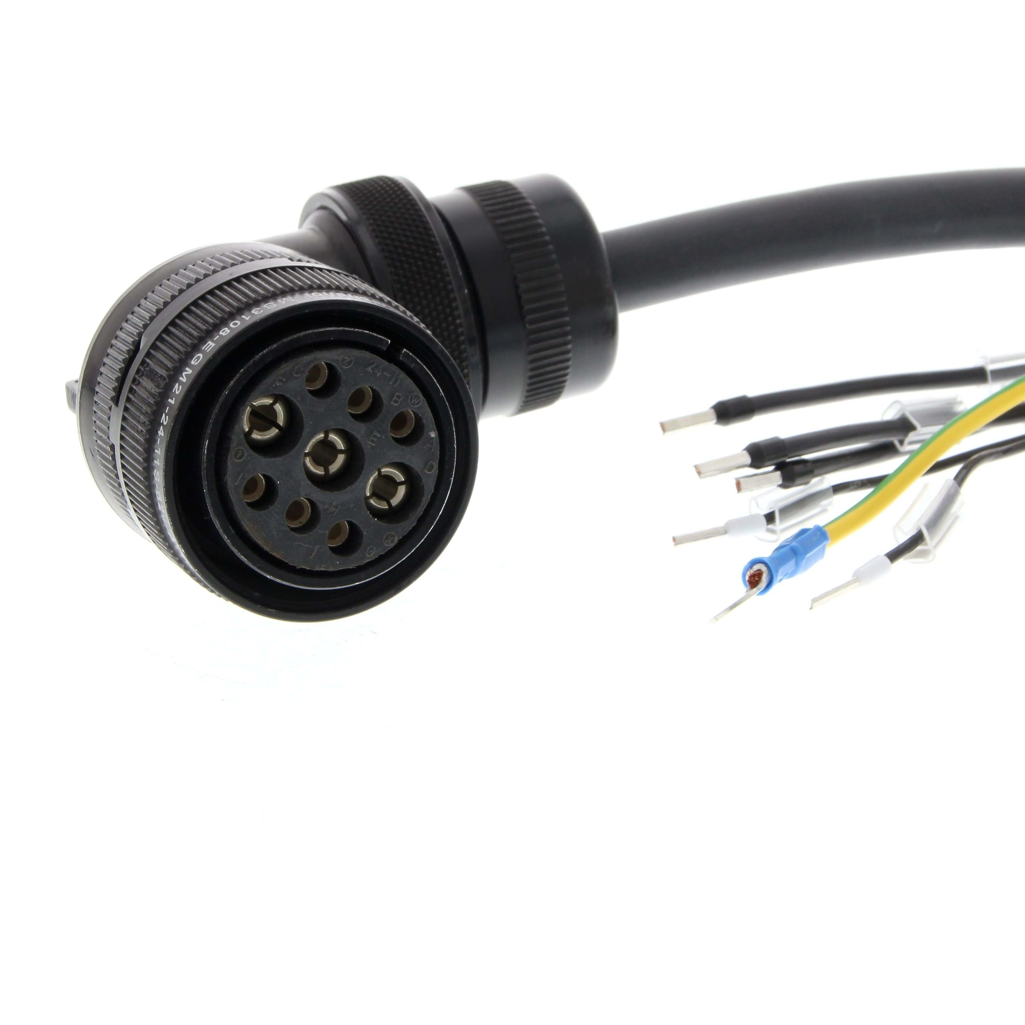 OMRON - G5 series servo motor power cable, 10 m, - R88A-CAKF010BR-E
