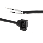 OMRON - 1S series servo brake cable, 5 m, 230 V: - R88A-CA1A005BF-E