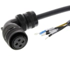 OMRON - Servo motor power cable, 1.5 m, w/o brak - R88A-CAGB001-5SR-E