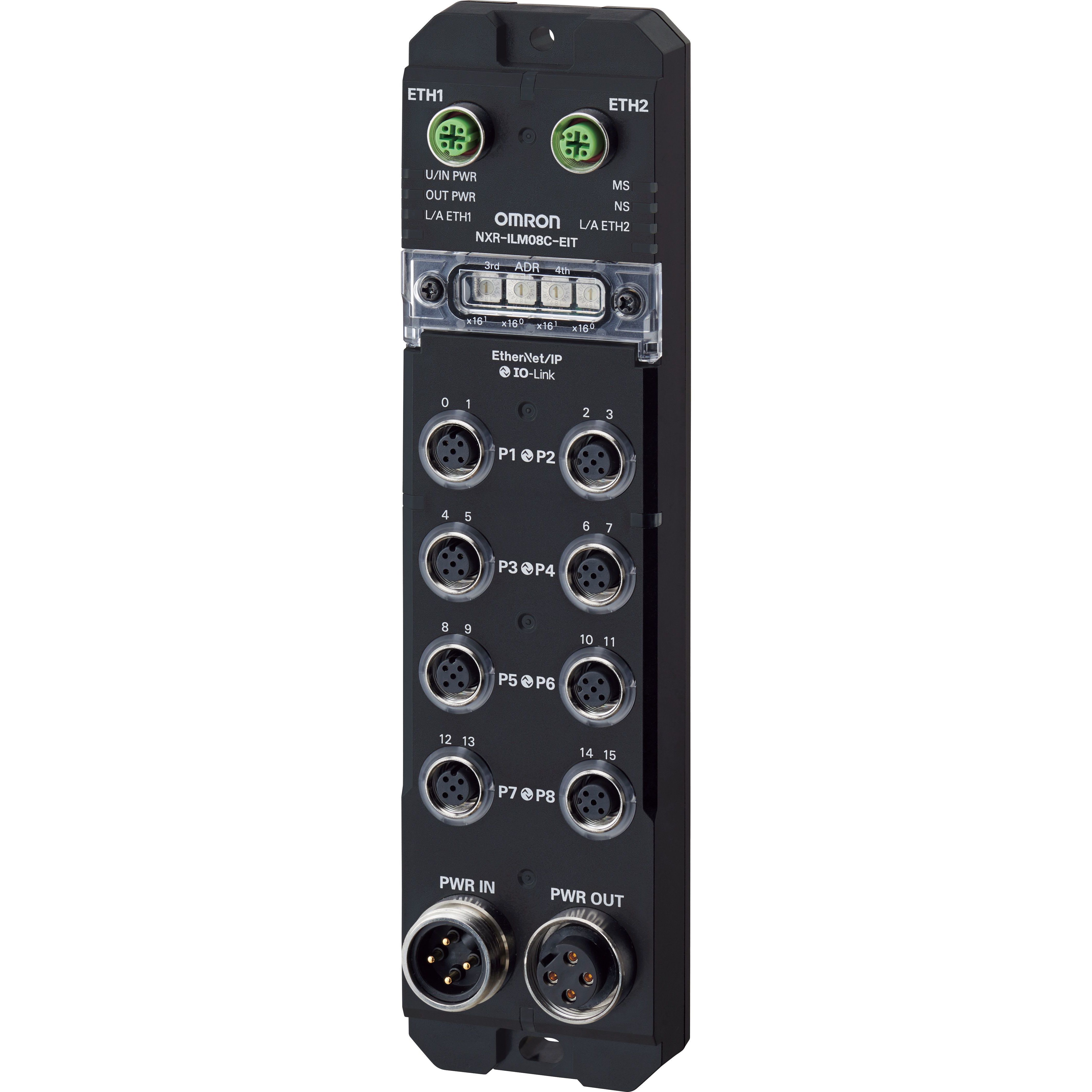 OMRON - NXR Series IO-Link Master Unit IP67, 8 p - NXR-ILM08C-EIT