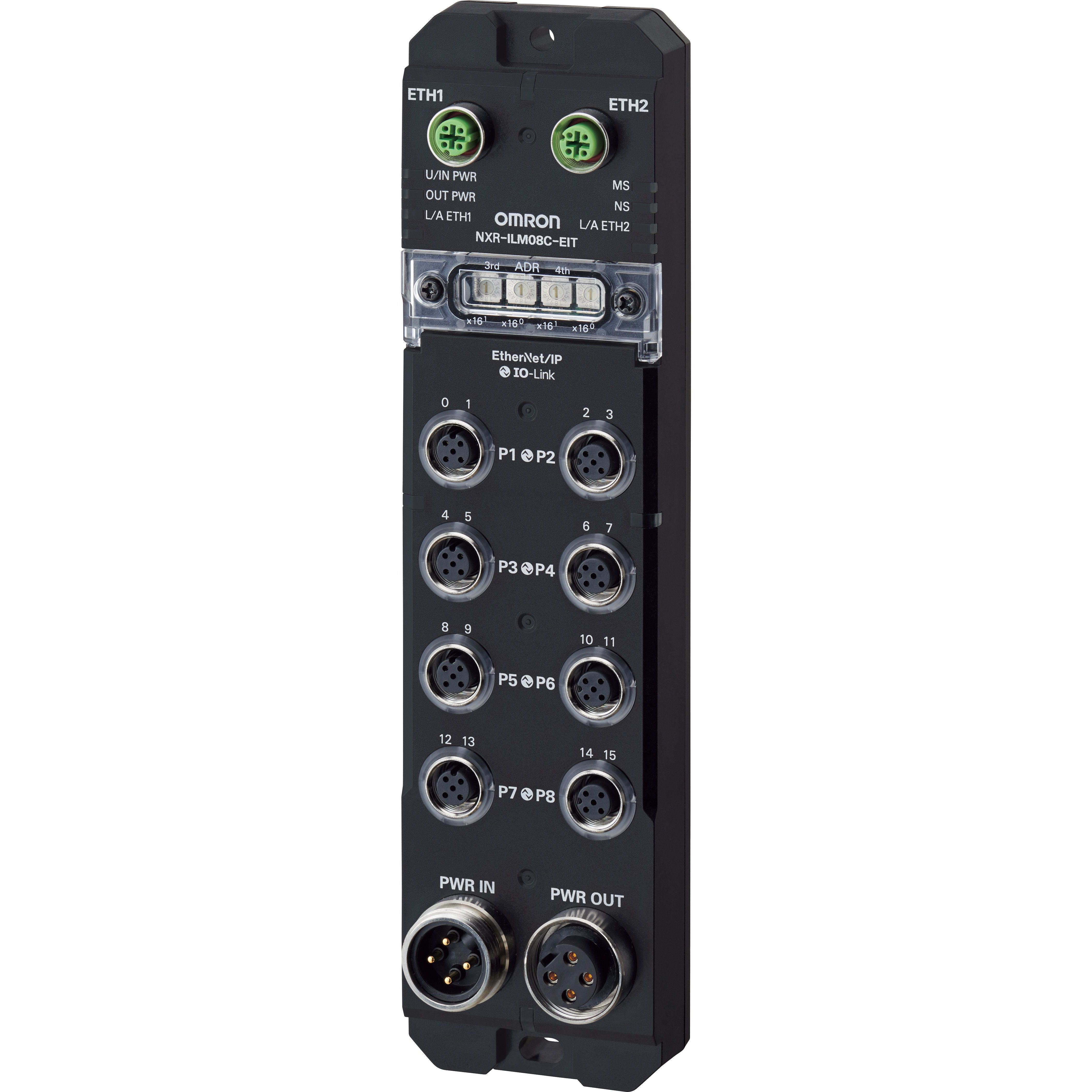 OMRON - NXR Series IO-Link Master Unit IP67, 8 p - NXR-ILM08C-EIT