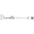 OMRON - 1S series servo motor power cable, 10 m, - R88A-CA1G010SF