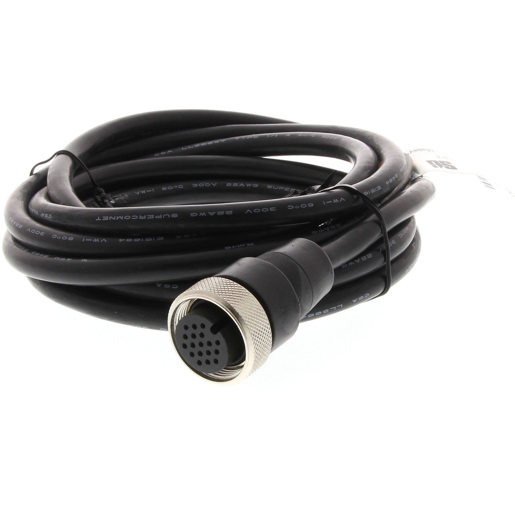 OMRON - Safety laser scanner power and I/O cable - OS32C-CBL-03M