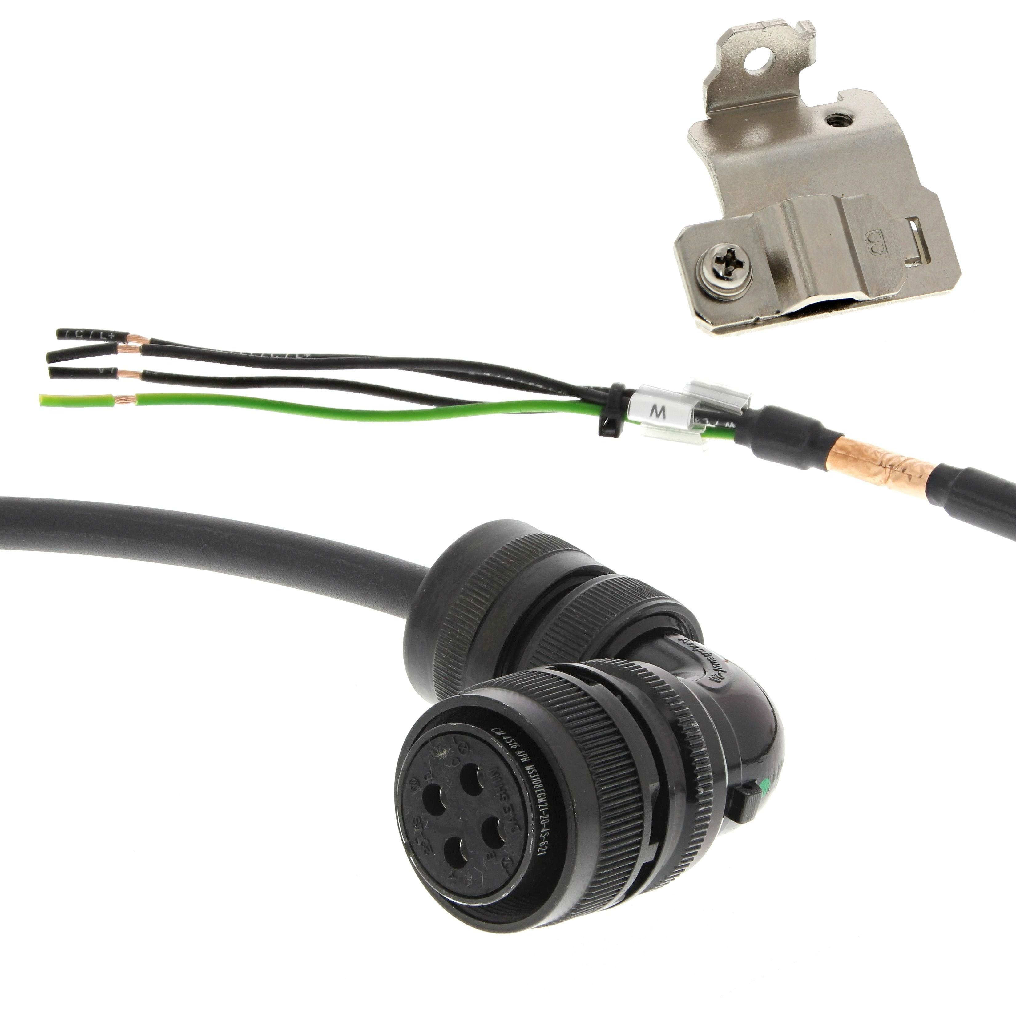 OMRON - 1S series servo motor power cable, 1.5 m - R88A-CA1C001-5SF-E