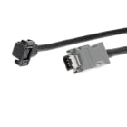 OMRON - 1S series servo encoder cable, 3m, 230V: - R88A-CR1A003CF-E