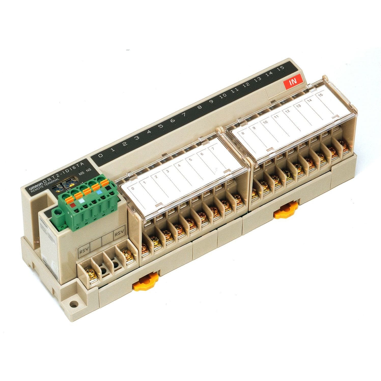 OMRON - DeviceNet digital I/O unit, 8 x inputs a - DRT2-MD16TA-1