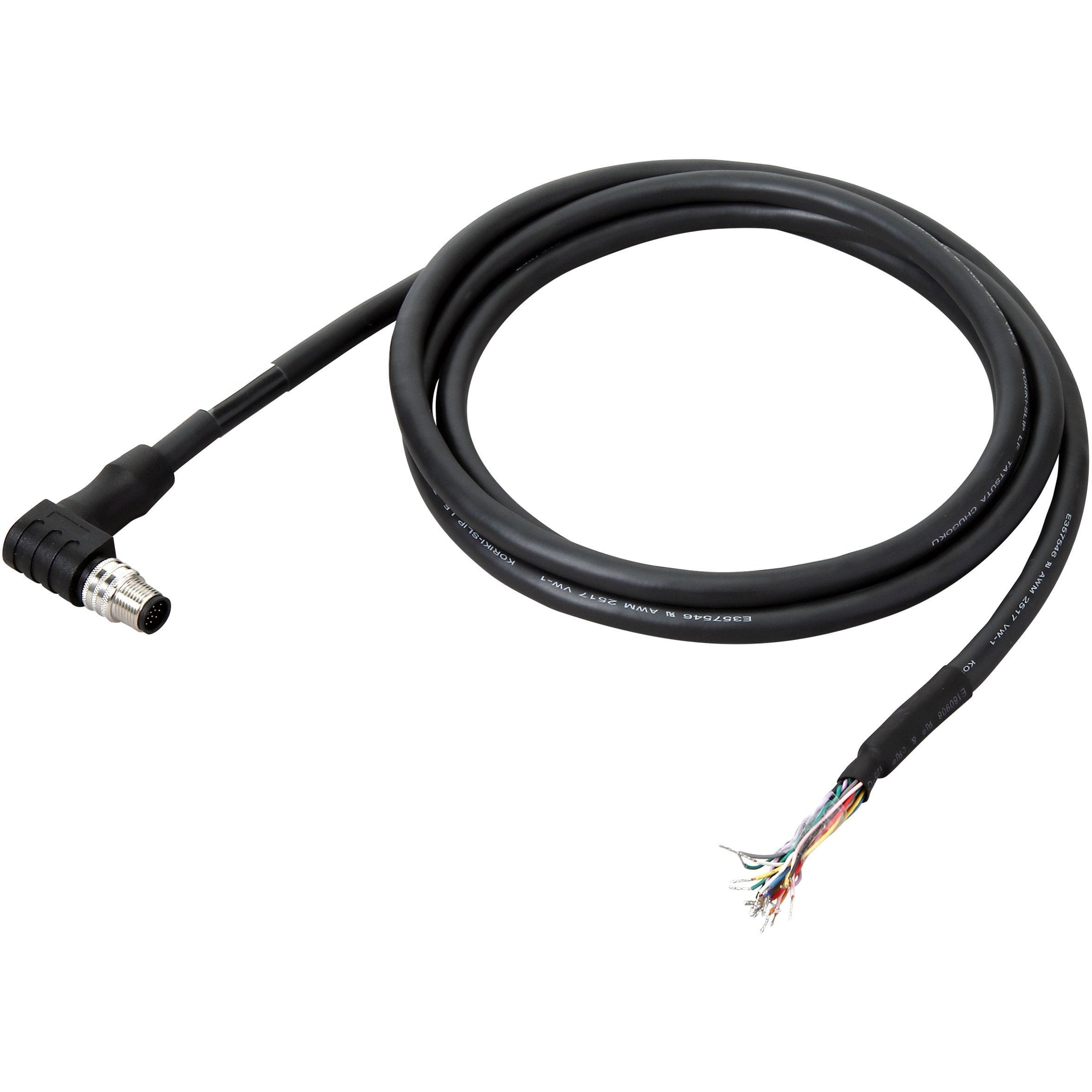 OMRON - FHV7 Power / IO Cable, right angle 2 m, - FHV-VDLB 2M