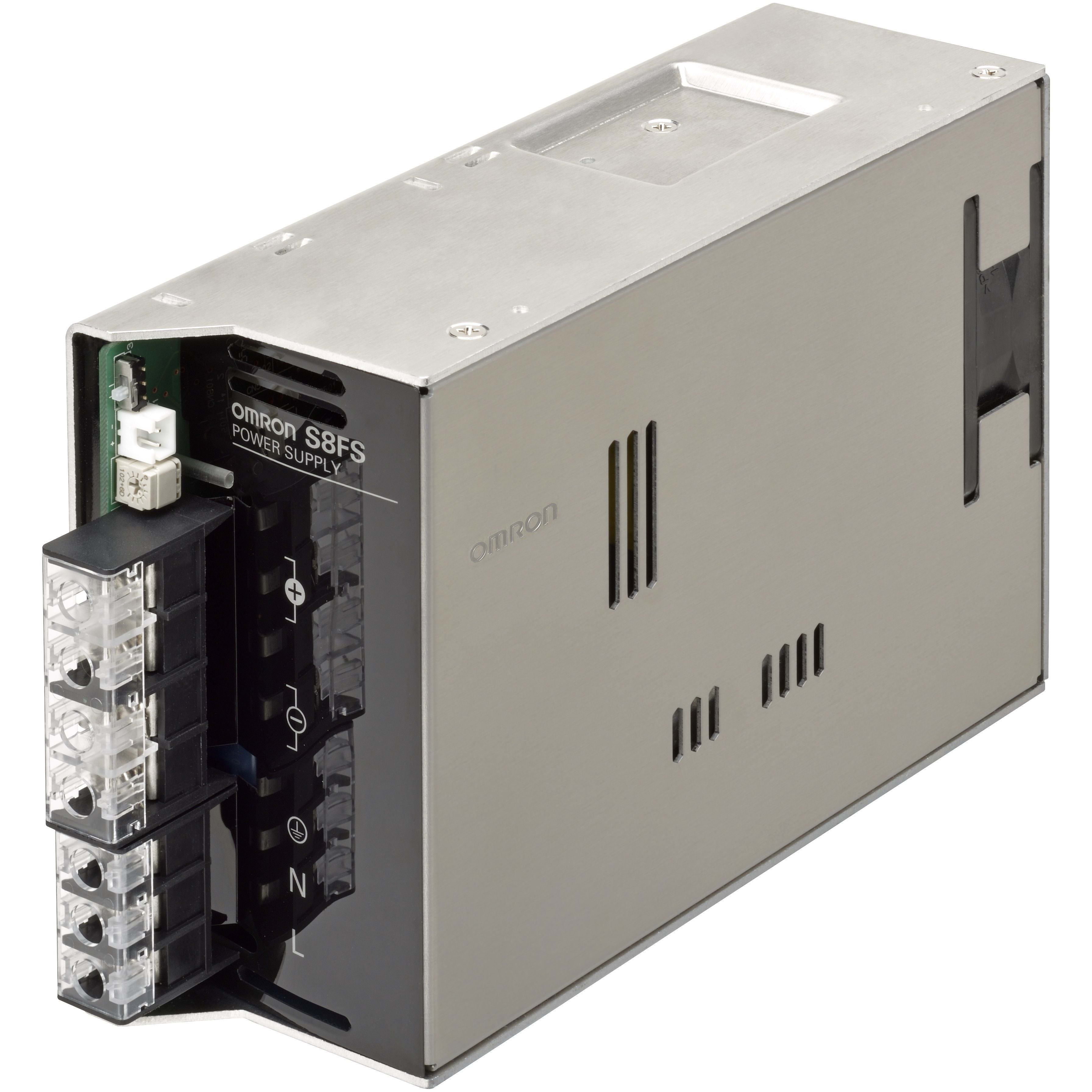 OMRON - Power supply, 600 W, 100 to 240 VAC inpu - S8FS-G60024C